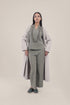 Embroidered Wool long Coat